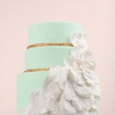 绿色婚礼蛋糕带给你的清凉体验
